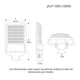 Lampara LED para Vialidades