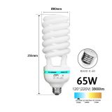 Foco Ahorrador Espiral 65W E40