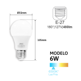 Foco LED Bulbo JLA4