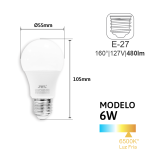 Foco LED Bulbo JLA4