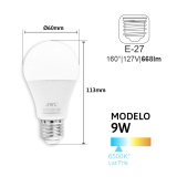 Foco LED Bulbo JLA4