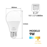 Foco LED Bulbo JLA4