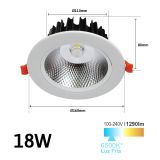 Luminario Empotrable Dirigible