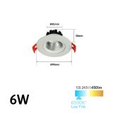Luminario Empotrable Dirigible