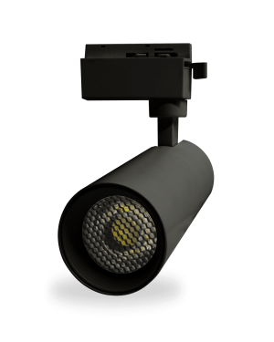 Luminario Spot Riel Negro