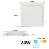 Plafón Downlight Led Slim para empotrar
