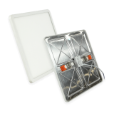 Plafón LED cuadrado Spot ajustable