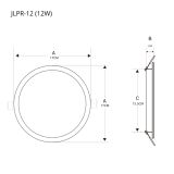 Plafón Downlight Led Slim Empotrable