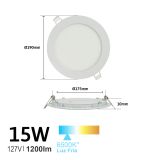 Plafón Downlight Led Slim Empotrable