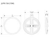 Plafon LED redondo Spot ajustable