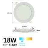 Plafón Downlight Led Slim Empotrable