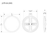Plafon LED redondo Spot ajustable