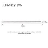 Tubo LED T8 18W 120 cm