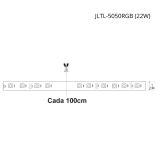 Tira Led Exterior 22W RGB 5M