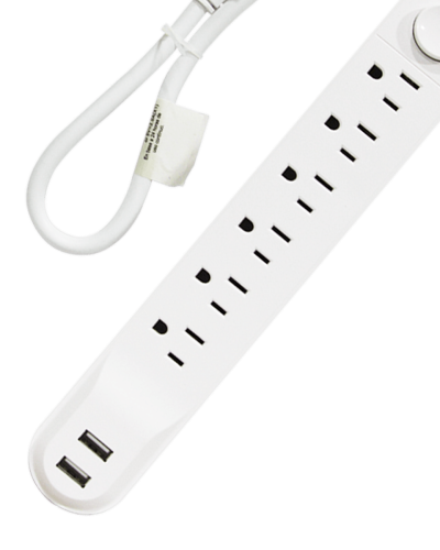 Multicontacto 6 entradas/ 2 USB- JMC-02