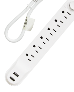 Multicontacto 6 entradas/ 2 USB- JMC-02