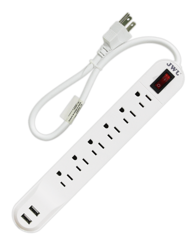 Multicontacto 6 entradas/ 2 USB-JMC-03