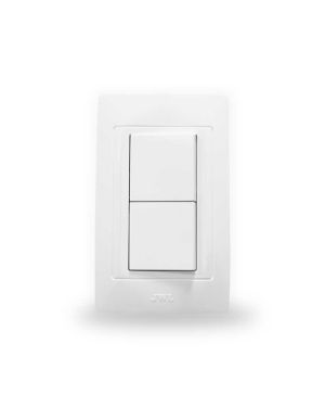 Placa con 2 Interruptores Escalera