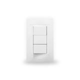Placa con 3 Interruptores Escalera