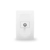 Placa con toma TV Coaxial