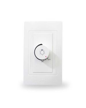 Placa con Dimmer rotativo para Lámpara incandescente y/o halógeno