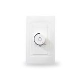 Placa con Dimmer rotativo para Lámpara incandescente y/o halógeno