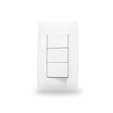 Placa con 3 Interruptores Escalera