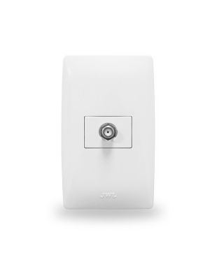 Placa con toma TV Coaxial