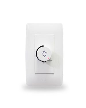 Placa con Dimmer rotativo para Lámpara incandescente y/o halógeno