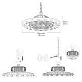 Campana Led Industrial UFO