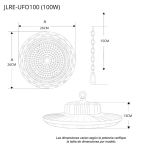 Campana Led Industrial UFO