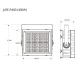 Reflector LED 400W (Para estadios)