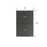 PLACA CON 2 INTERRUPTORES ESCALERA (JTL-G7706)