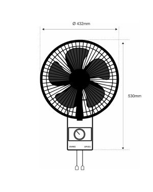 Ventilador empotrable / Ventilador de pared JV-005