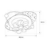 Ventilador de Techo Sobreponer JLV-02-7