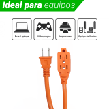 Extensión eléctrica uso rudo