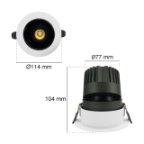 Downlight dirigible
