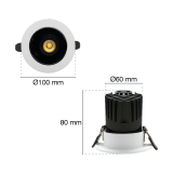Downlight dirigible