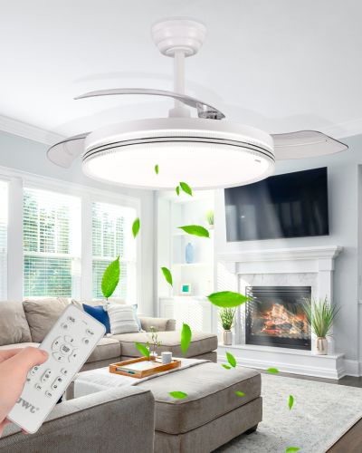 Ventilador de Techo con aspac retráctiles