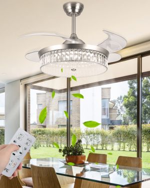 Ventilador de Techo con aspas retráctiles