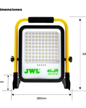REFLECTOR LED RECARGABLE 40W