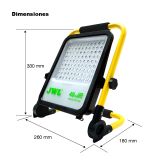 REFLECTOR LED RECARGABLE 40W