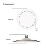 PLAFON LED PARA SOCKET E27 18W / 28W / 38W