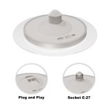 PLAFON LED PARA SOCKET E27 18W / 28W / 38W