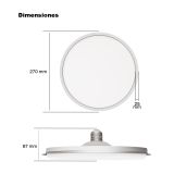PLAFON LED PARA SOCKET E27 18W / 28W / 38W