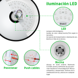 Luminario inteligente con bocina integrada