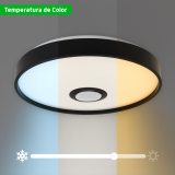 Luminario inteligente con bocina integrada