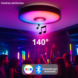 Luminario inteligente con bocina integrada