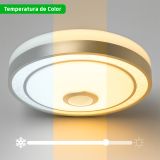 Luminario inteligente con bocina integrada