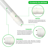 Tubo led T8 18W con SENSOR